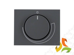 BERKER K.1 Płytka czołowa z pokrętłem do regulatora obrotów antracyt mat lakierowany 11357206 HAGER