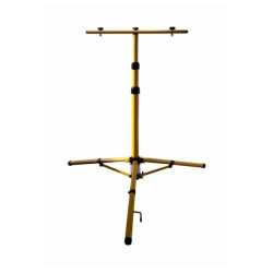 Statyw podwójny do naświetlaczy 155 cm zółty EC79643