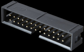Box connector, 26-pin, straight