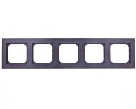 SONATA Ramka pięciokrotna czekoladowy metalik R-5R/40