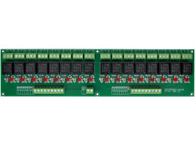 ELECTRONICS-SALON 16 SPDT 10Amp Power Relay Module, DC 24V Version.