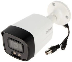 Kamera HD 4w1, 5Mpix, bullet, dualna, WDR, ob. 3.6mm, biały LED-40m, IR-40m, mikrofon, IP67, 12VDC