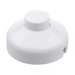 ZĹÄcze przeĹÄcznik przelotowy noĹźny 1A/250V biaĹy