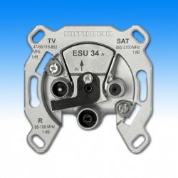 Kathrein ESU 34, Einzelanschlussdose Einkabelsystem, 3fach