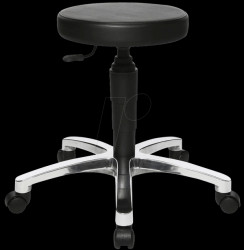 72279 D10 Topstar TEC 70 work stool, black