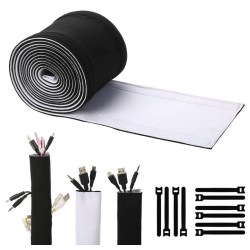 Maskownica kabli 3m czarna organizer/antyplątek