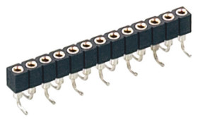 Podstawka SIL, raster: 2mm, 9-pinowemontaż: Montaż powierzchniowy, zakończenie: Lutowane, 3A, 100 V AC, 150 V DC