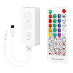 Sterownik LED RGBW SP617E MUSIC taśm cyfrowych MAGIC WS2814 12-24V Bluetooth