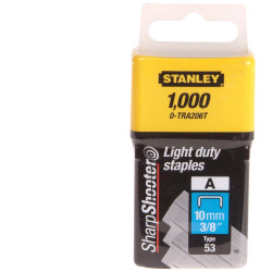 Stanley 0-TRA206T TRA2 Light-Duty Staple 10mm Pack Of 1000