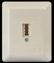 167201500P TAE socket, F+N-coded, surface-mounted