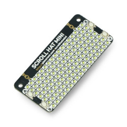 Scroll HAT Mini - matryca 17x7 LED - nakładka do Raspberry Pi - Pimoroni PIM491