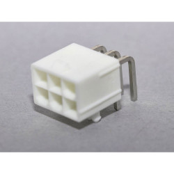 Molex 39300060 Mini-fit Jr. Sil Socket 6-pin Dual Row 4.2mm Spacing