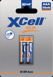 149446 NiMH rechargeable battery, AAA (Micro), 550 mAh, pack of two