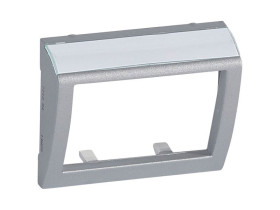 SISTENA LIFE Plakietka aluminium do gniazda RJ45 STP 771384 LEGRAND