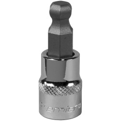 Sealey SBBH007 Ball-End Hex Socket Bit 9mm 3/8&quot;Sq Drive