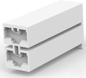Insulating housing for 4.75 mm, 2 pole, PA, UL 94V-0, natural, 1-172210-1