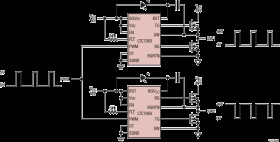 100V Half-Bridge Driver with Floating Grounds and Adjustable Dead-Time