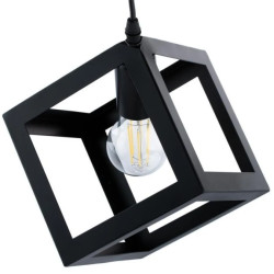 Lampa wisząca TALUS geometryczna kwadrat ZWIS do LED 1x E27 LUMILED