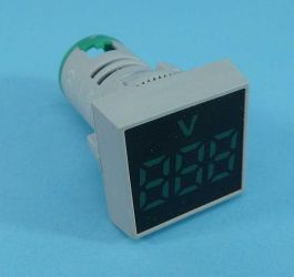 WOLT.60-500VAC GREEN LED KWA.30x30mm