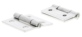 Zawias czołowy Stal nierdzewna długość 40mm Zawias czołowy szerokość 40mm Swobodne wychylanie