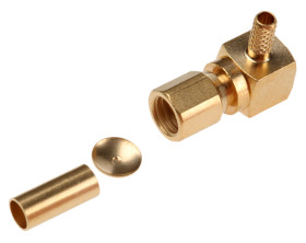 Złącze koncentryczne Montaż na kablu Żeński 50Ω typ złącza Złącze SMC 0 to 10GHz Połączenie zagniatane typ kabla RG179,