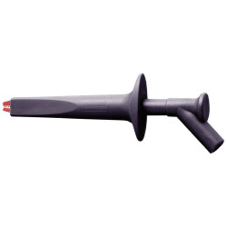 St&#xE4;ubli 669474-21 AB200 Safety terminal 4 mm jack, CAT IV 1000 V, black