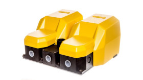 Podwójny Wyłącznik Nożny Z Osłoną Z Metalu (No+Nc)+2(No+Nc) 2 Prędkości,...