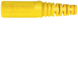 Sch&#xFC;tzinger KU 09 L Ni/GE Connector Yellow 1pc High-Quality Connection