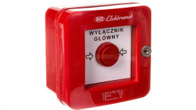Wyłącznik Alarmowy Samoczynny Natynkowy Z Zamkiem Wgz-1S Ip-55 921490