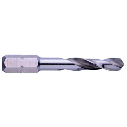 Exact 05954 HSS Metal Twist Drill Bit 6.5mm, 50mm Length, 1/4&quot; Shank