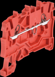 2000-1203 Feed-through terminal up to 1 mm², red