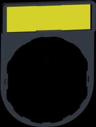 ZBY4101 Legend holder 30x40 mm with unmarked legend for engraving, for Ø