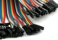 CAB_A(KOL20) Przewody połączeniowe kolorowe /złącze żeńskie - złącze żeńskie/ - komplet 40 sztuk - długość ok 20cm