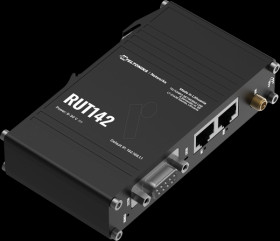 RUT142000000 Industrial Ethernet Router, RS-232, 2,4 GHz WLAN