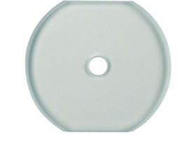 GLASSERIE Szklana płytka wierzchnia środkowa do wyłącznika obrotowego jasny 1095 HAGER
