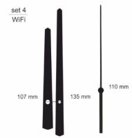 UM211.00SET4 Zestaw wskazówek do modułu zegara WiFi (H107, M135, S110mm)
