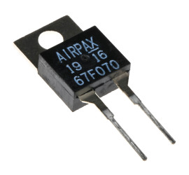 Termostaty +130°C typ Bimetaliczny temp. zamknięcia +70°C Zwierne Sensata Airpax 1A