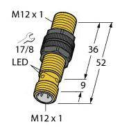 Czujnik indukcyjny Turck BI3U-S12-AP6X-H1141, 10 - 30 V, 1 szt.