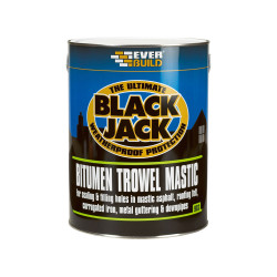 Everbuild 90301 Black Jack&#xAE; 903 Bitumen Trowel Mastic 1 litre
