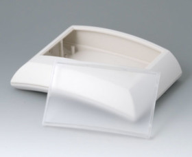 ABS enclosure, (L x W x H) 150 x 200 x 54 mm, gray white (RAL 9002), IP40, B7020247