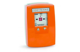 D+H RZN 4503-T Centrala oddymiania kompaktowa z wbudowanym przyciskiem oddymiania i przewietrzania 3 A, pomarańczowa