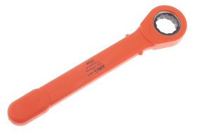 Klucz oczkowy Klucz oczkowy z grzechotką ITL Insulated Tools Ltd długość 229 mm Stal chromowo-wanadowa, VDE 1000V