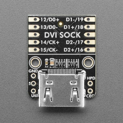 Adafruit DVI Sock for Pico - Works with HDMI Displays