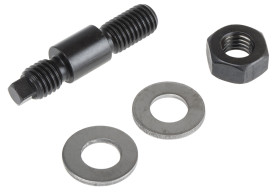 Rolka prowadząca, Śruba, śr: 21mm, dł: 50mm, otwór: 10mm