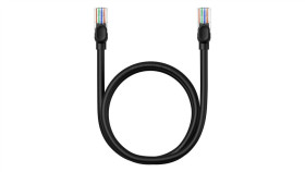 Kabel Ethernet Baseus High Speed Cat 5 Rj-45 1000Mb/S 1M Okrągły - Czarny