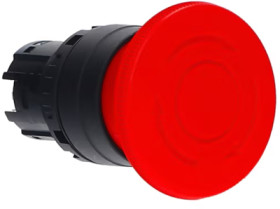 Emergency stop, rotary release, mounting Ø  22 mm, unlit, 110 V, 2 Form B (N/C) + 1 Form A (N/O), HW1B-V4R
