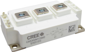 MOSFET N-kanałowy 404 A Półmostek 1200 V Montaż na śrubie Szereg 1,66 kW 9.8 mΩ