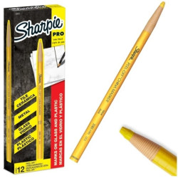 Marker woskowy Dermatograf 2,0mm żółty Sharpie China