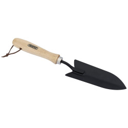 Draper 83992 Carbon Steel Transplanting Trowel with Hardwood Handle