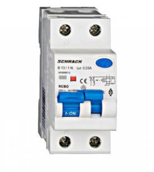Wyłącznik inst.z członem róż.prąd. B13/1+N/30mA typ A, 6kA Seria AMPARO